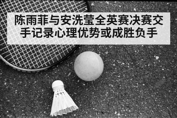 陈雨菲与安洗莹全英赛决赛交手记录心理优势或成胜负手